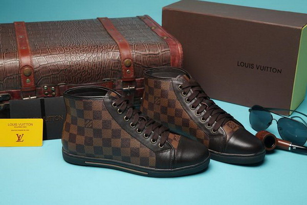 LV High-Top Fashion Men Shoes--103